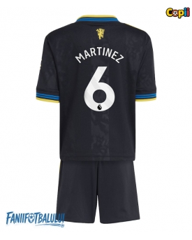 Manchester United Lisandro Martinez #6 Echipament de Fotbal Replică 2025-26 Copii Treilea (+ Șorturi)